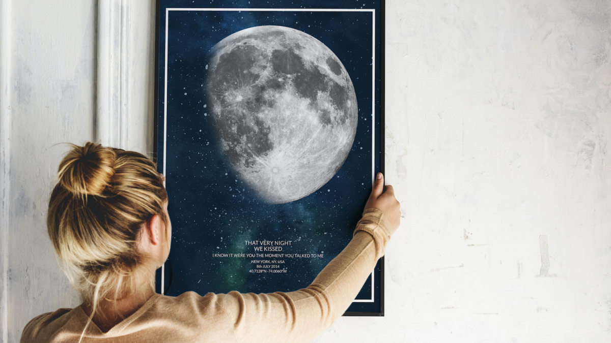 Custom Moon Phase Print and Poster - THAT VERY NIGHT